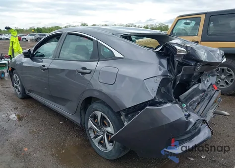 2021 Honda Civic Lx из США, поврежденный, VIN 19XFC2F64ME001657